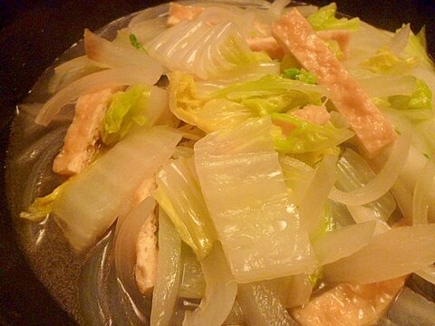 レンジで５分☆白菜の煮物　中華風
